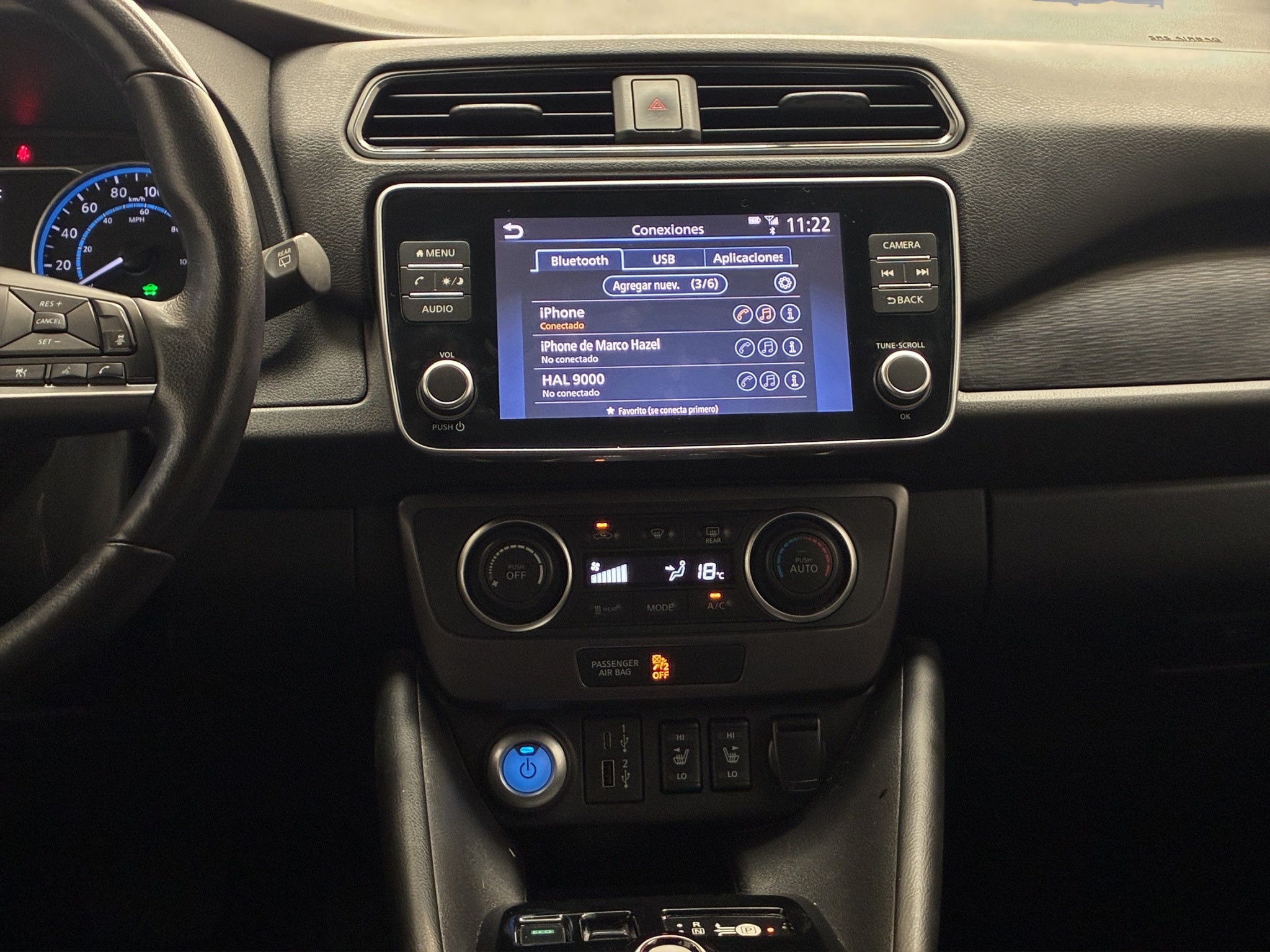 2021 Nissan Leaf 5 pts. HB SL, EV, autonomía 240 km, 40 kWh, piel, RA-17