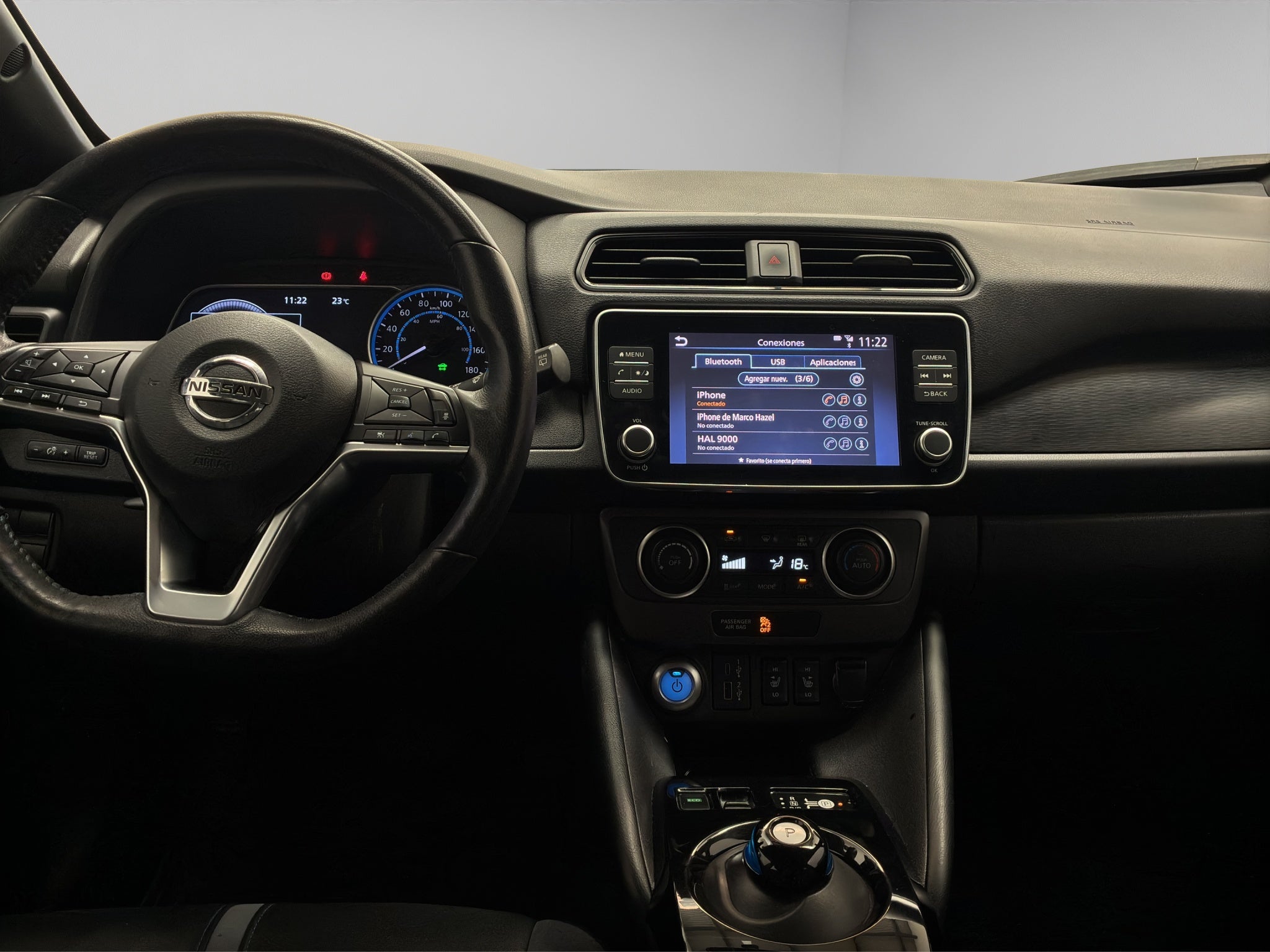 2021 Nissan Leaf 5 pts. HB SL, EV, autonomía 240 km, 40 kWh, piel, RA-17