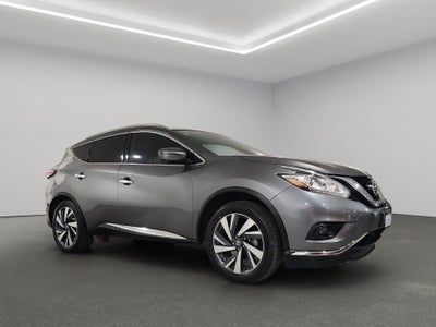 2019 Nissan Murano VUD 5 pts. Exclusive, TA, piel, QC, GPS, RA-20, 4x4 (línea nueva)