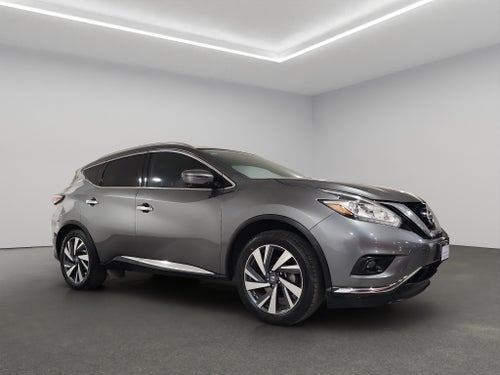 2019 Nissan Murano VUD 5 pts. Exclusive, TA, piel, QC, GPS, RA-20, 4x4 (línea nueva)